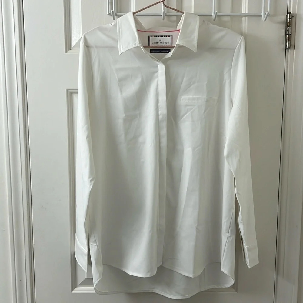 Soft  to the Touch Semi-Sheer Dress Shirt